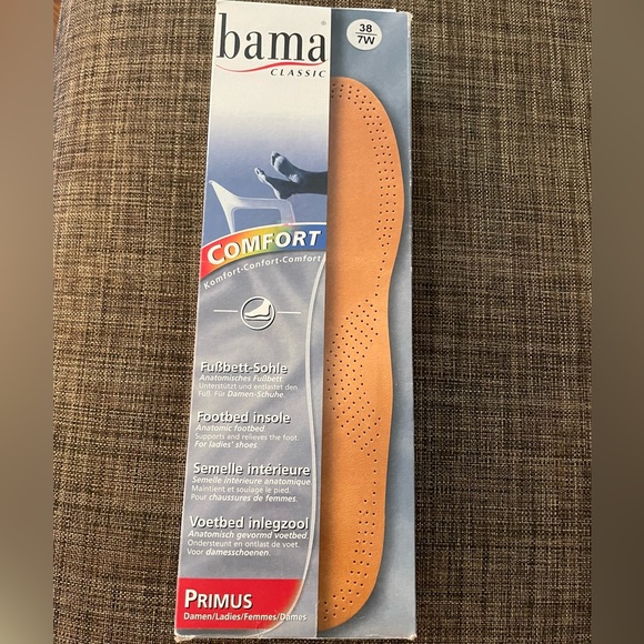 Bama leather insoles (size 38/7W) - Picture 3 of 4